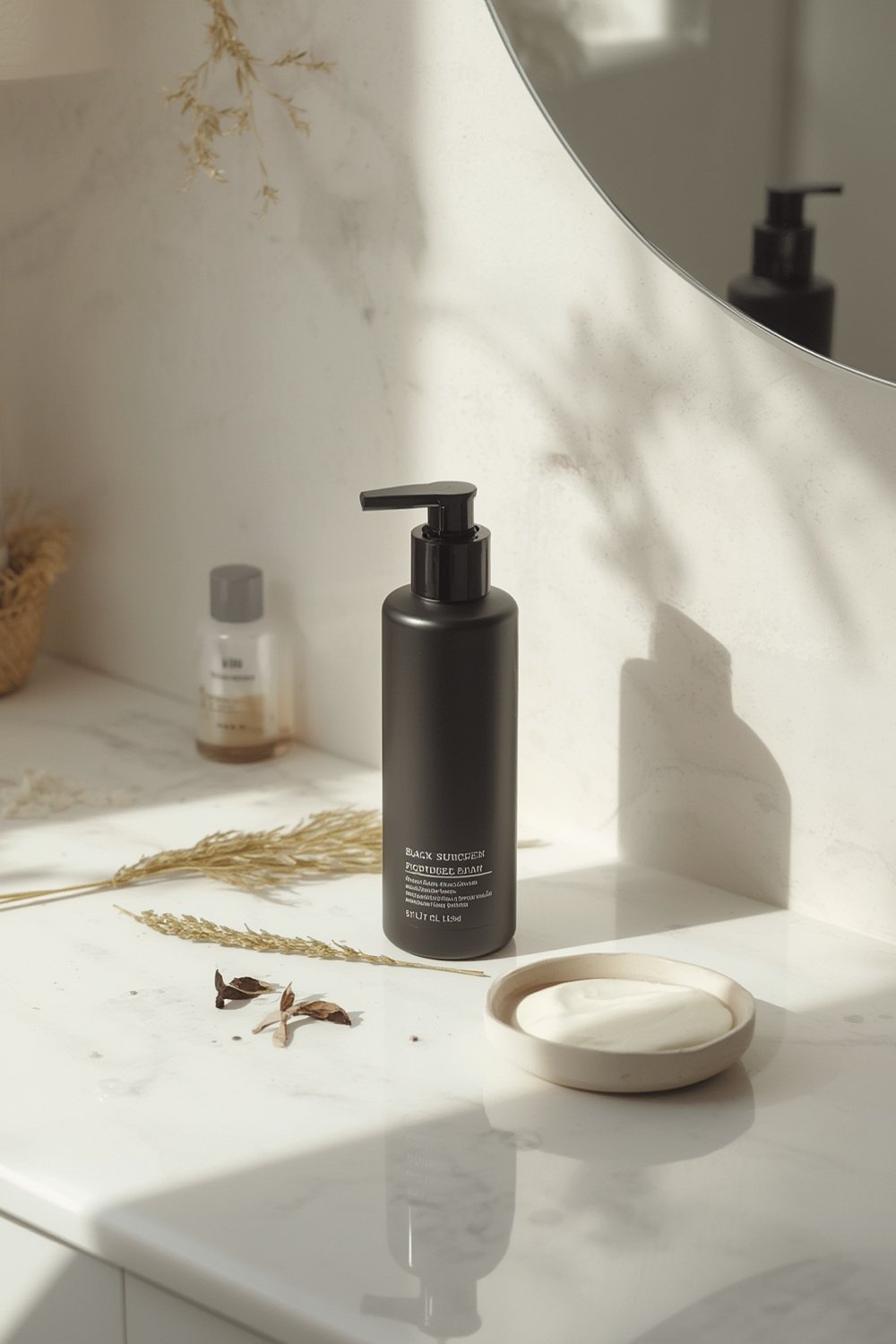 black sunscreen product view