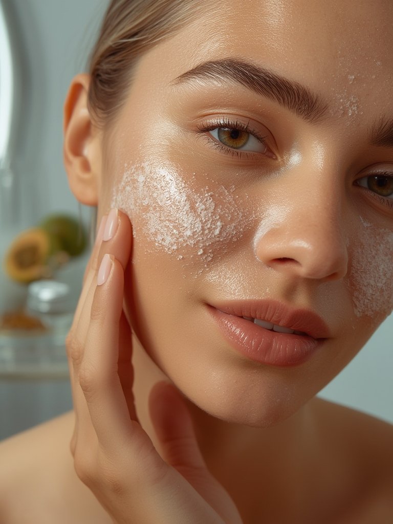 microfoliant exfoliator in action
