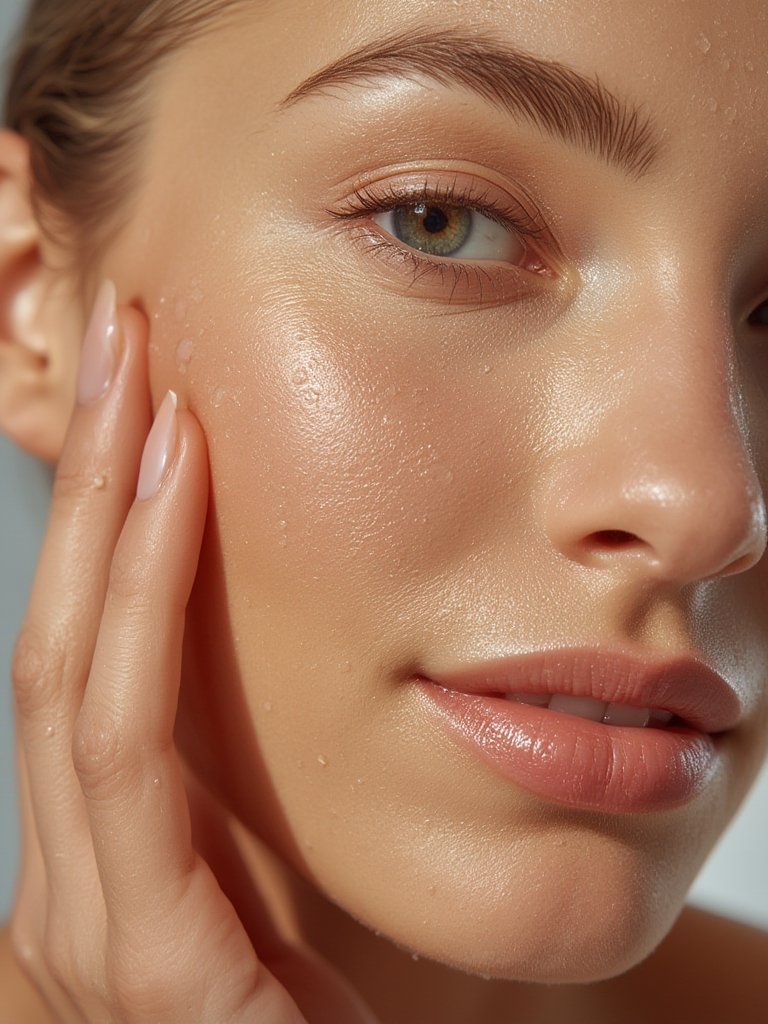 hydration serum in action