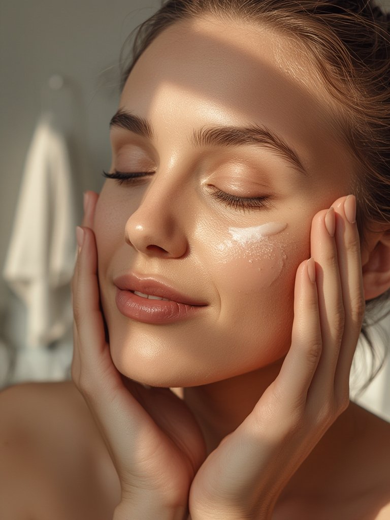 hydrating moisturizer in action