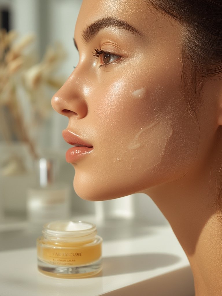 jelly moisturizer in action