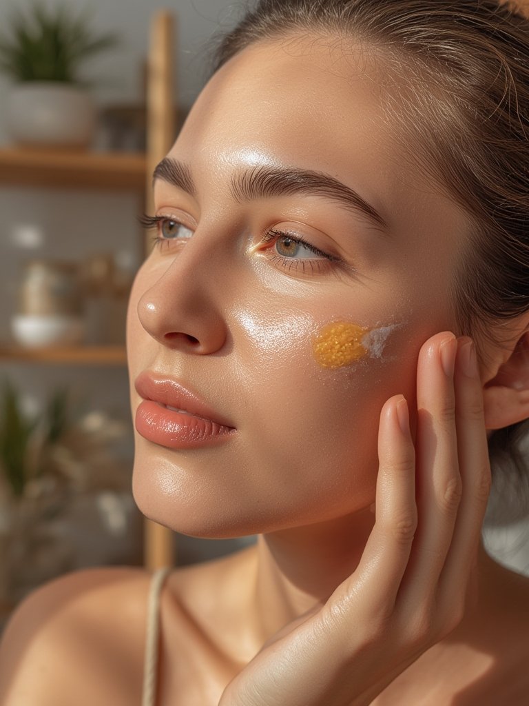 korean sunscreen in action