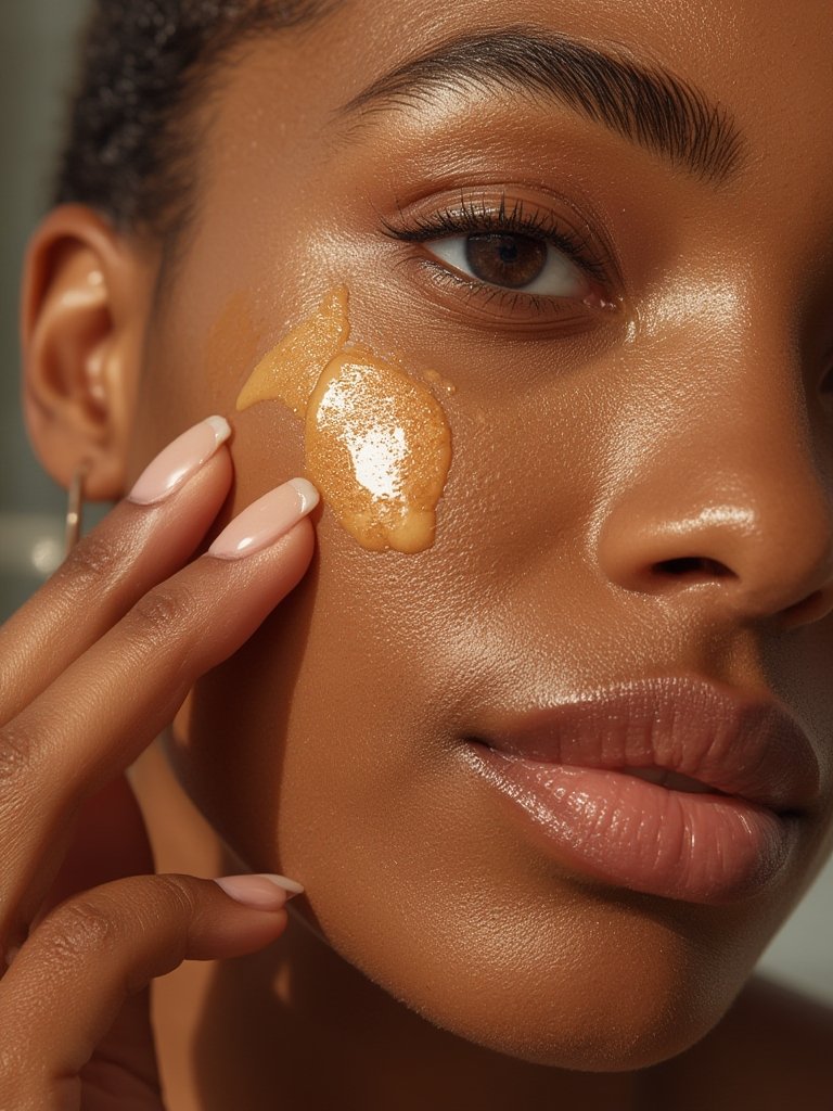 black sunscreen in action