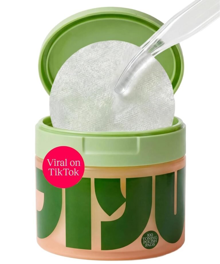 JiYu Toning Polish Pads - Korean Skincare for Dark Spots, Wrinkles & Dull Skin - Hydrating Facial Treatment with Snail Mucin, Niacinamide, Peptides & Centella - 100 Count 3 61ymZcxDxLL. SL1500 2 That Face Place