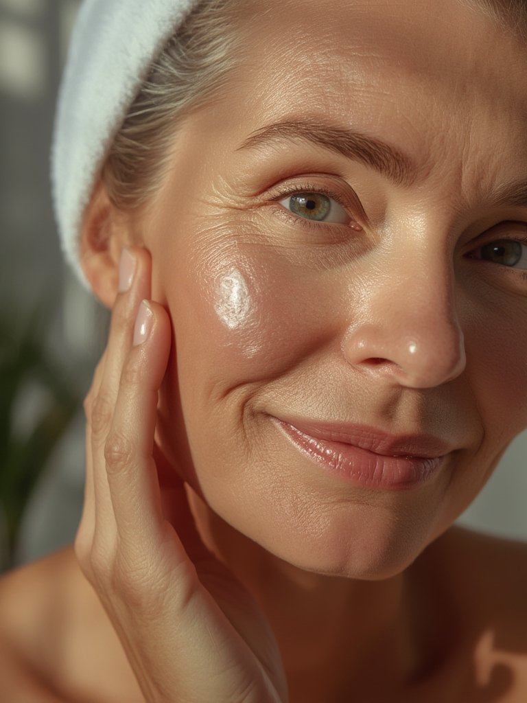 Anti-Aging Face Moisturizer with Retinol, Collagen & Hyaluronic Acid - Made in USA - Moisturizer Face Cream for Women & Men - Firming & Hydrating Neck Cream - Day & Night Skin Care - 1.7 fl oz 2 retinol moisturizer in action