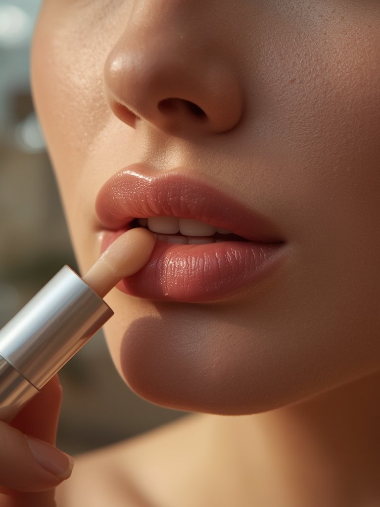 La Roche-Posay Cicaplast Lip Balm B5, Hydrating Balm with Shea Butter, Lip Treatment for Dry Cracked Lips, Moisturizing and Repairing Balm, Fragrance Free 2 lip balm in action