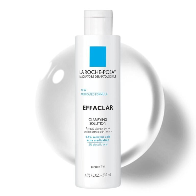La Roche-Posay Effaclar Clarifying Solution Acne Toner with Salicylic Acid and Glycolic Acid, Pore Refining Oily Skin Toner, Gentle Exfoliant to Unclog Pores and Remove Dead Skin Cells 3 61IuLO0yqL. SL1500 That Face Place