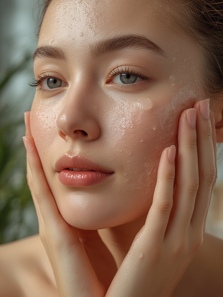 hydrating toner in action