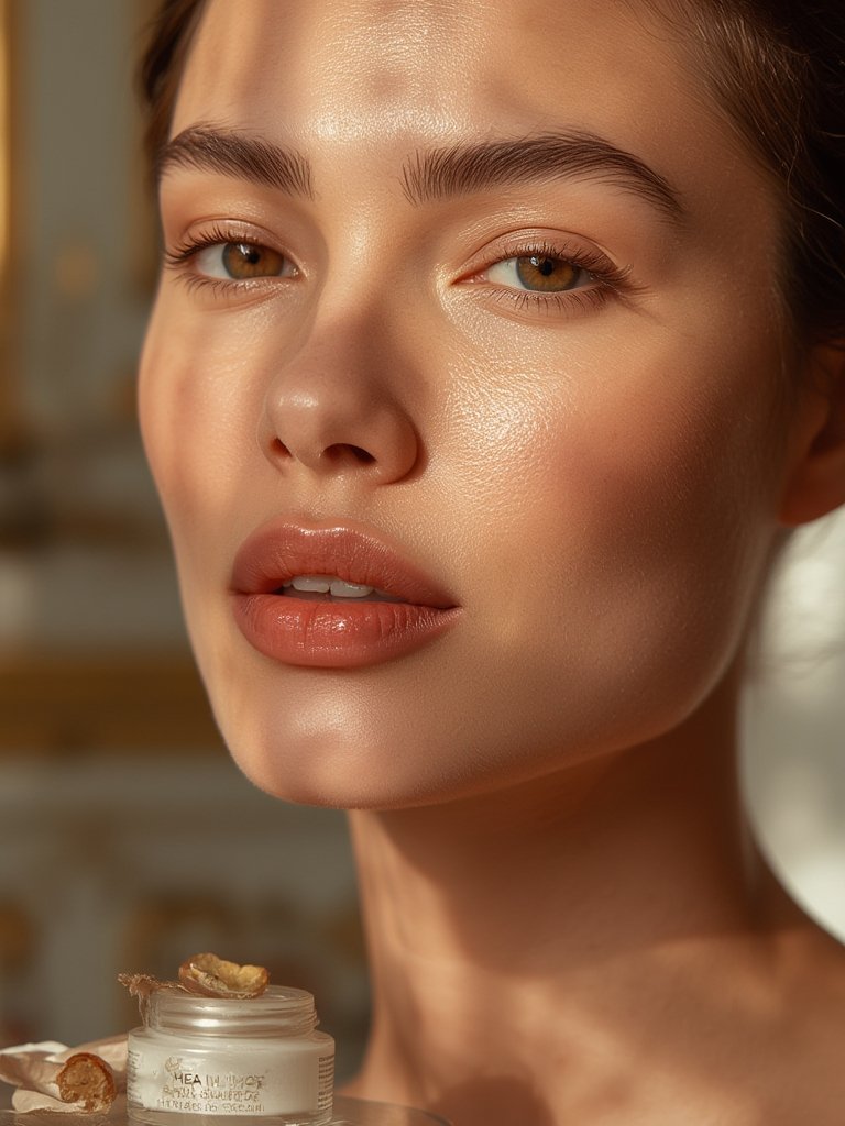 face moisturizer in action